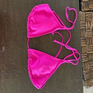 old navy bikini top. pink